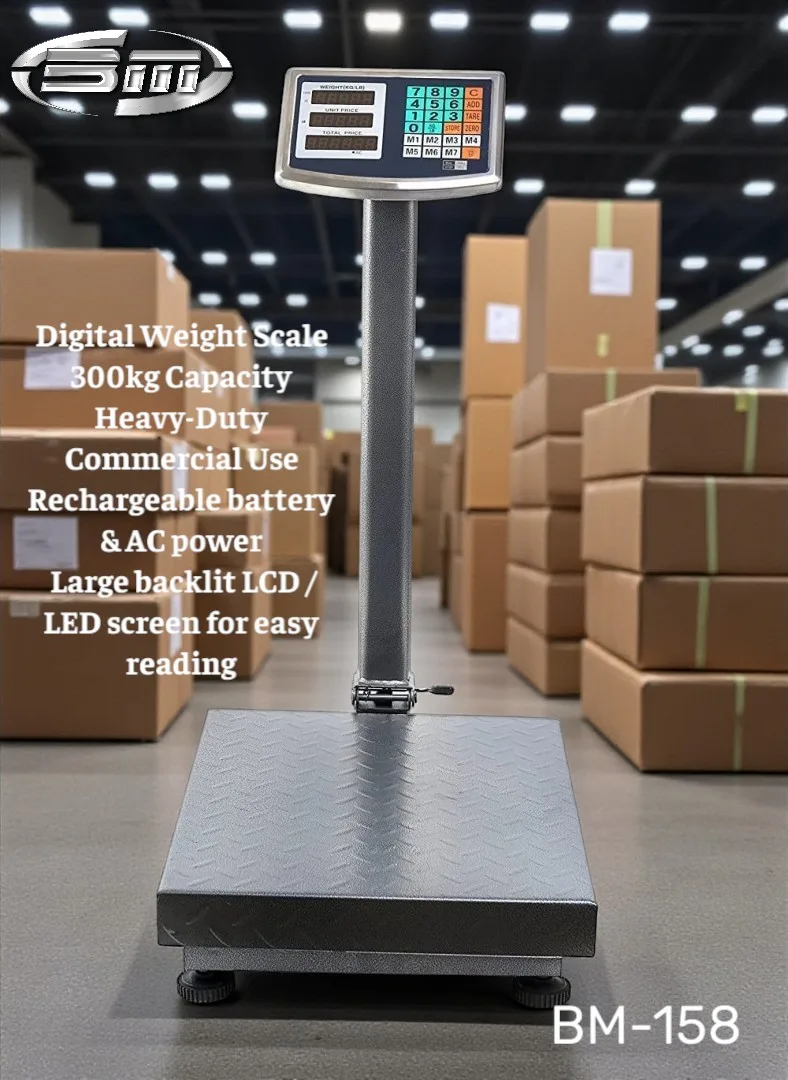 BM Digital Price Computing Scale 300KG BM-158