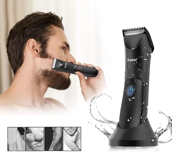 Professional Secret Trimmer KM-1838 for men and women, Waterproof IPX7, Washable 100% - Image 7