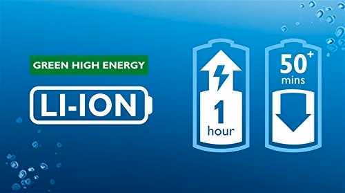 Aqua Touch Wet And Dry Electric Shaver Black/Blue AT8901 - Image 5