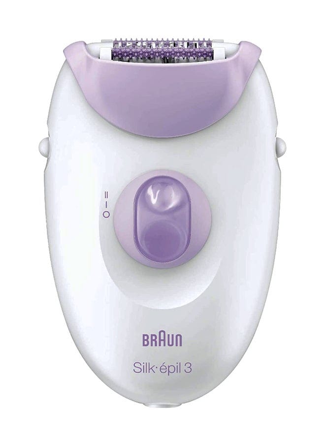 SilkEpil 3 3170 Epilator BRAUN3170A White/Purple