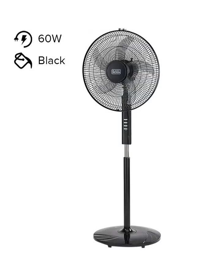Pedestal Stand Fan 60 W FS1620A Black