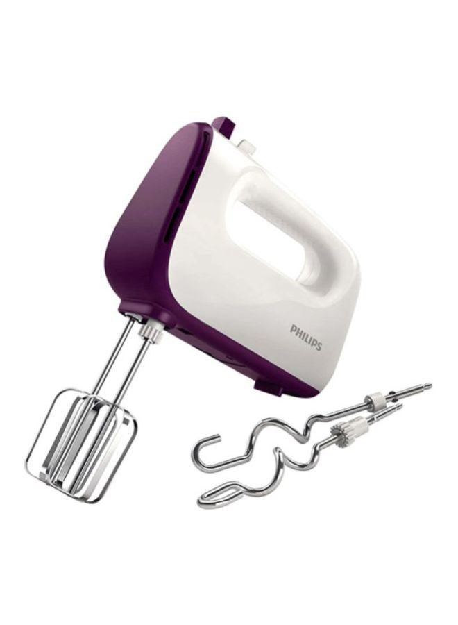 Viva Collection Handheld Mixer 400W HR3740A White/Purple/Silver