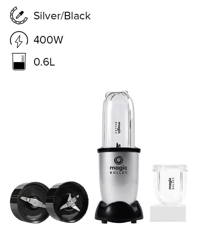 4-Piece High-Speed Blender/Mixer System 0.6 L 400 W MB4-0612 Silver/Black