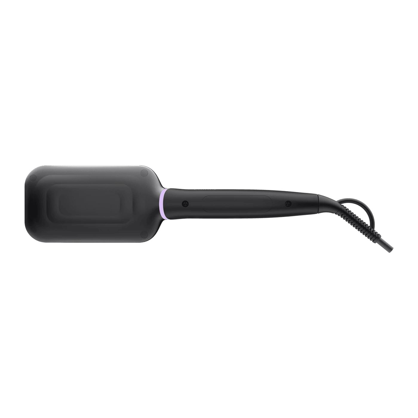 Heated Straightening Brush With 3 Pin BHH880A,1 Years Warranty Black/Violet - Image 4