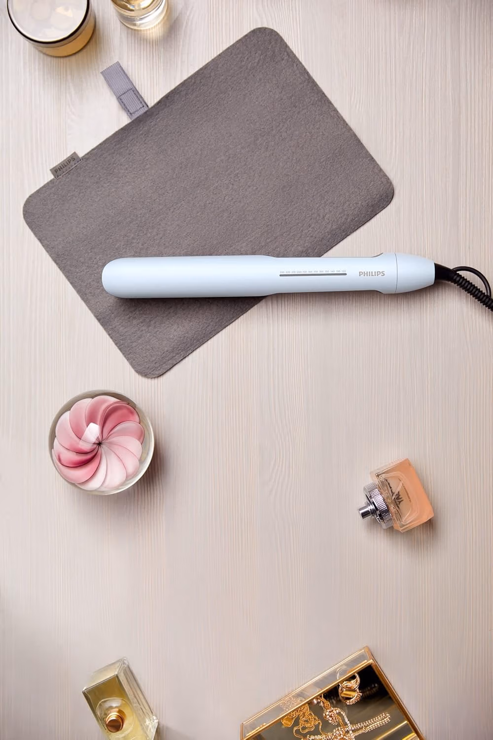 PHILIPS 5000 Series Straightener BHS520/03, Pale sky Blue - Image 7